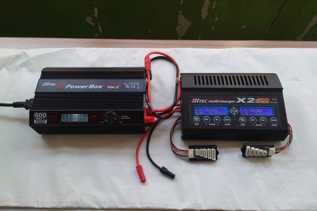 ハイテック社製 eパワーボックス 「安定化電源」マルチチャージャー「充電器」