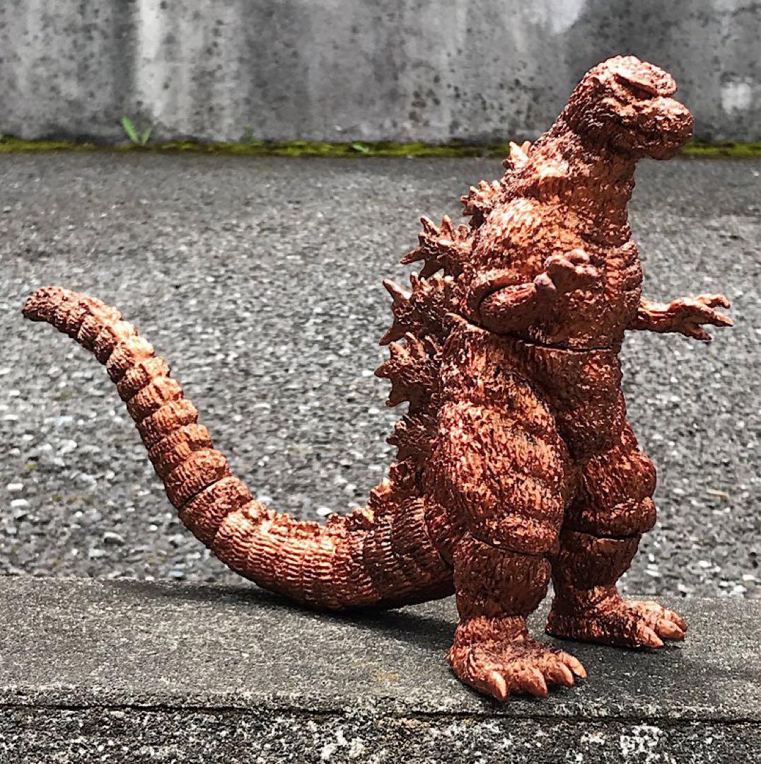 てんつく工芸 ゴジラ1984 銅像 カッパー ソフビ【未開封】