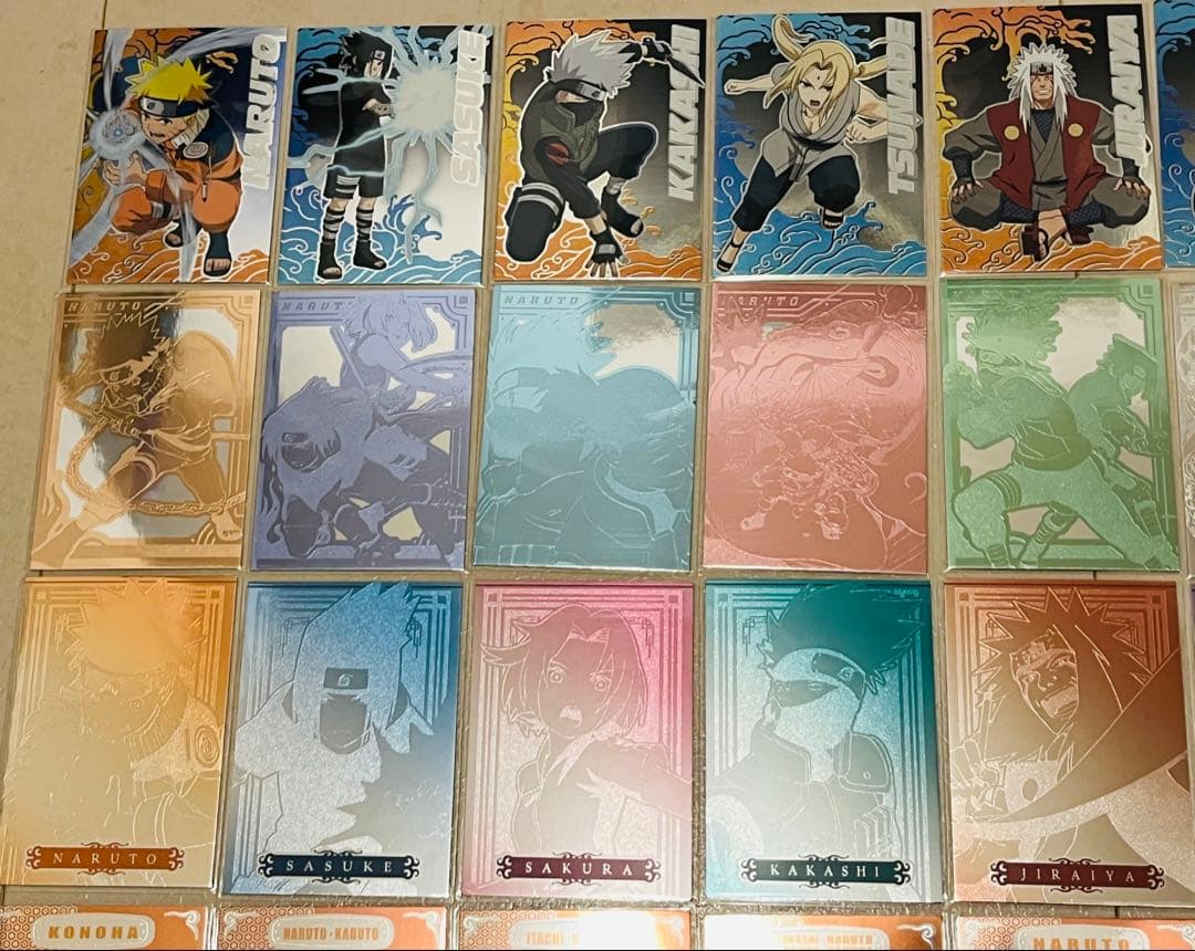 エッチングカード コレクション コンプ カカシ イタチ NARUTO ナルト