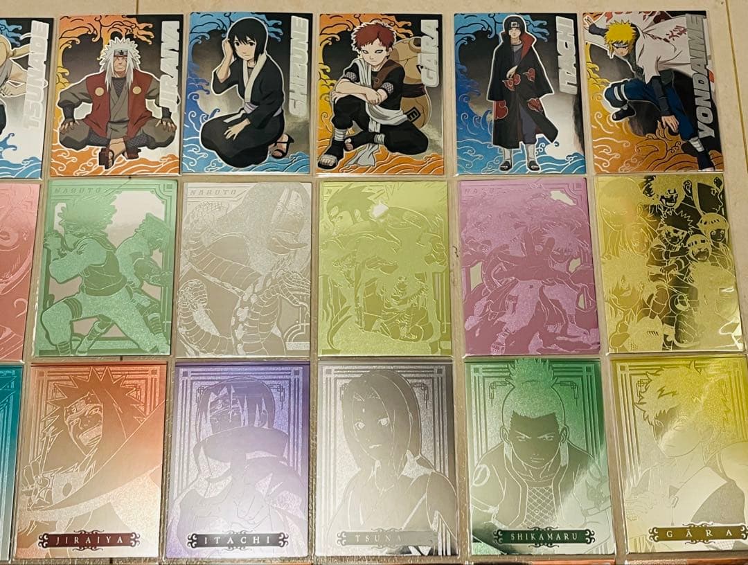 エッチングカード コレクション コンプ カカシ イタチ NARUTO ナルト