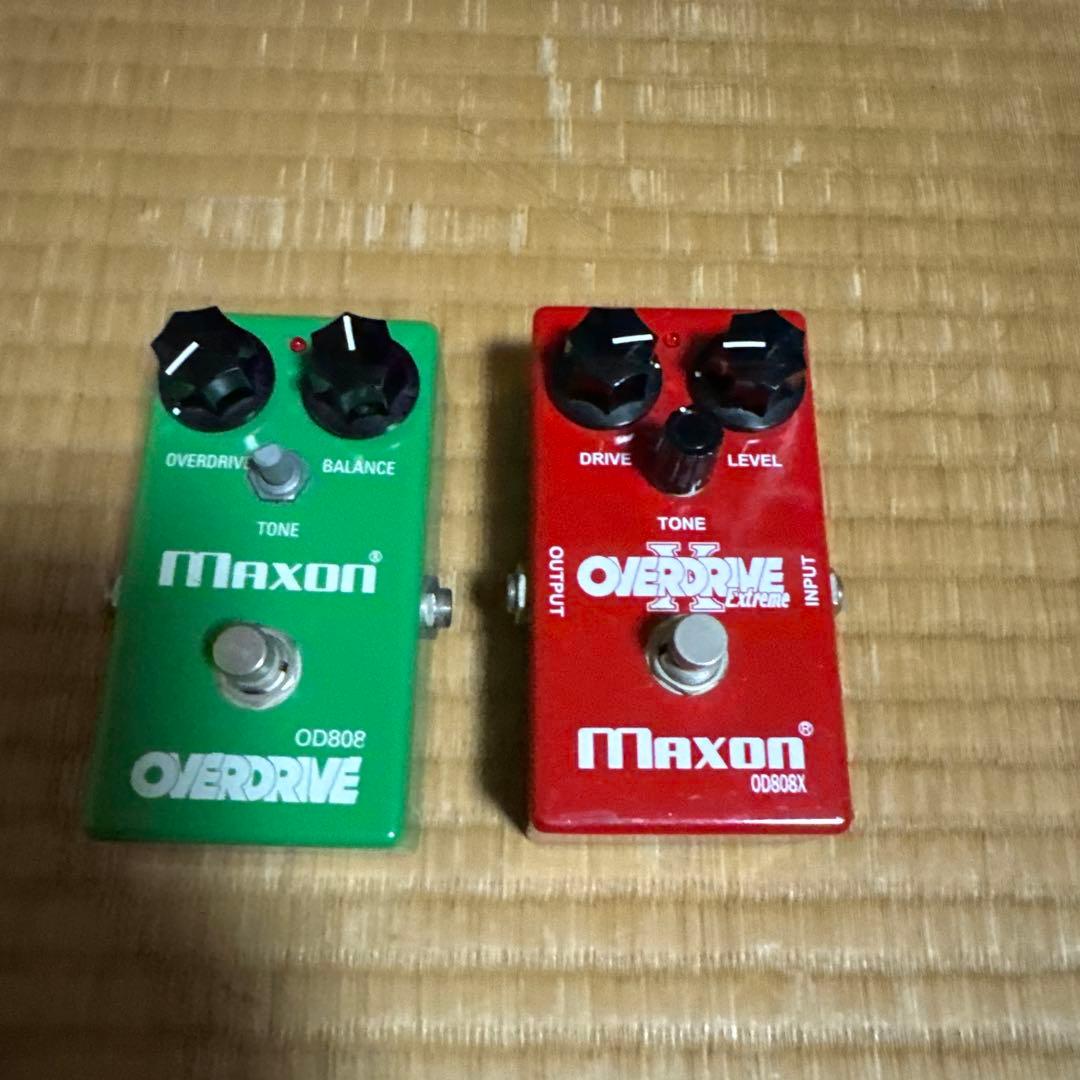 Maxon OD808 OD808X オーバードライブペダルセット