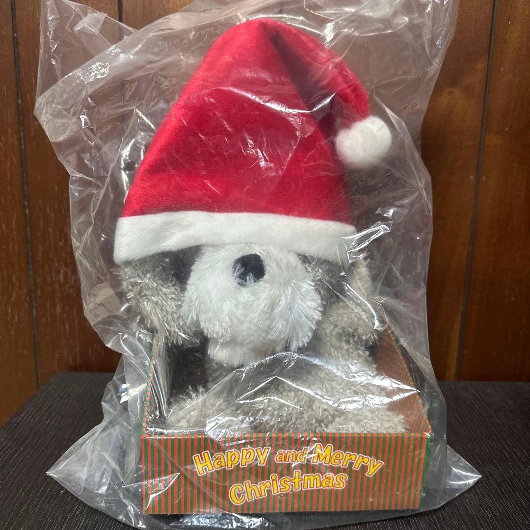 Peek a Boo Santa ピーカーブーシュナウザー