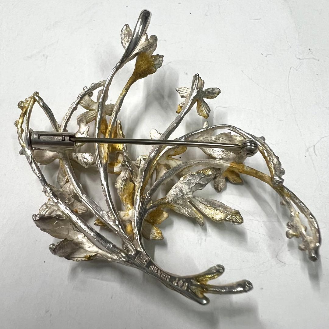 岩倉康二 シルバー silver ブローチ ペンダント 康二刻印