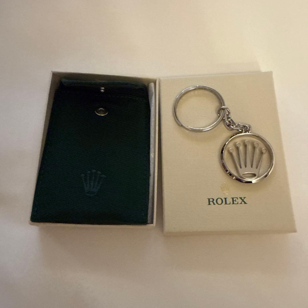 ROLEX シルバーメタルキーホルダー