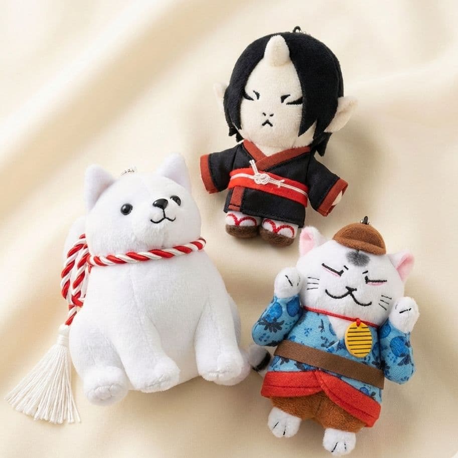 ぬいぐるみキーホルダー3点セット