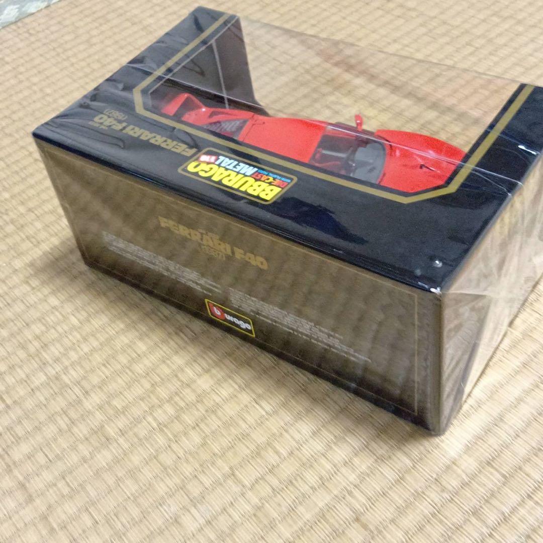 【HK】 burago ブラーゴ　フェラーリ　F40 1/18