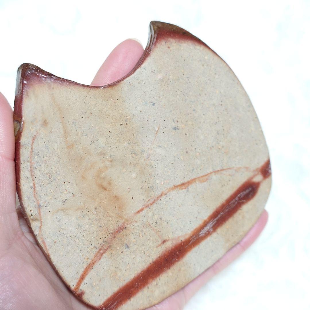 ◎【2600A】90.猫皿…備前焼