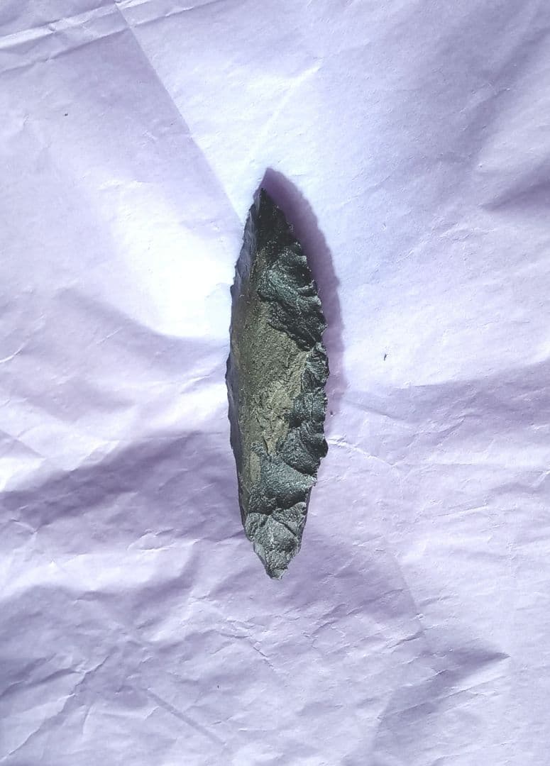 サヌカイト 石器 365 h 槍 模写