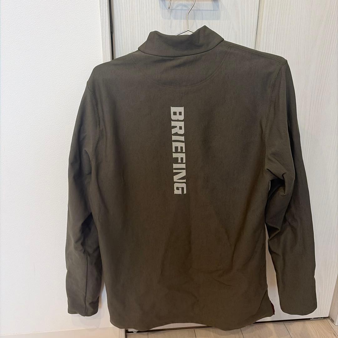 BRIEFING モックネック オリーブ　LL