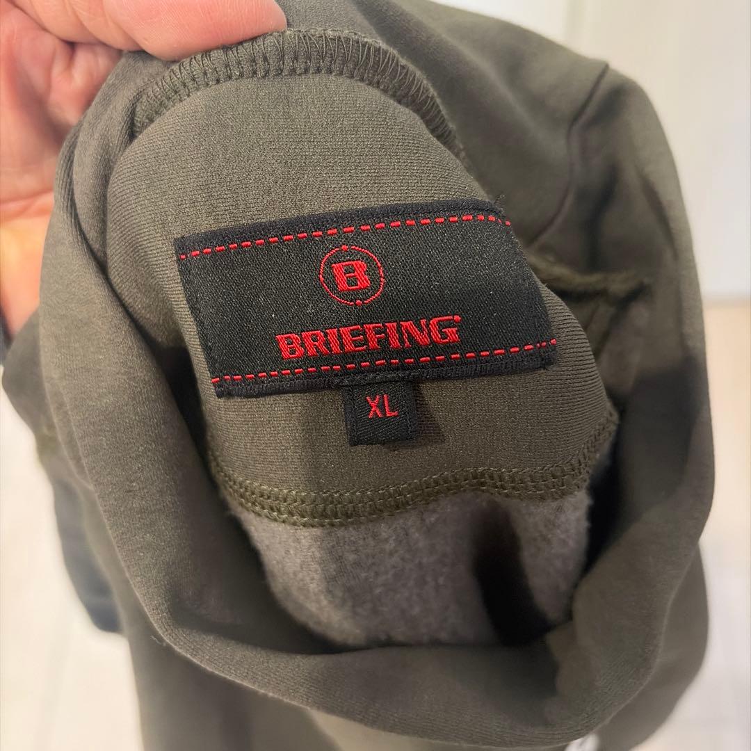 BRIEFING モックネック オリーブ　LL