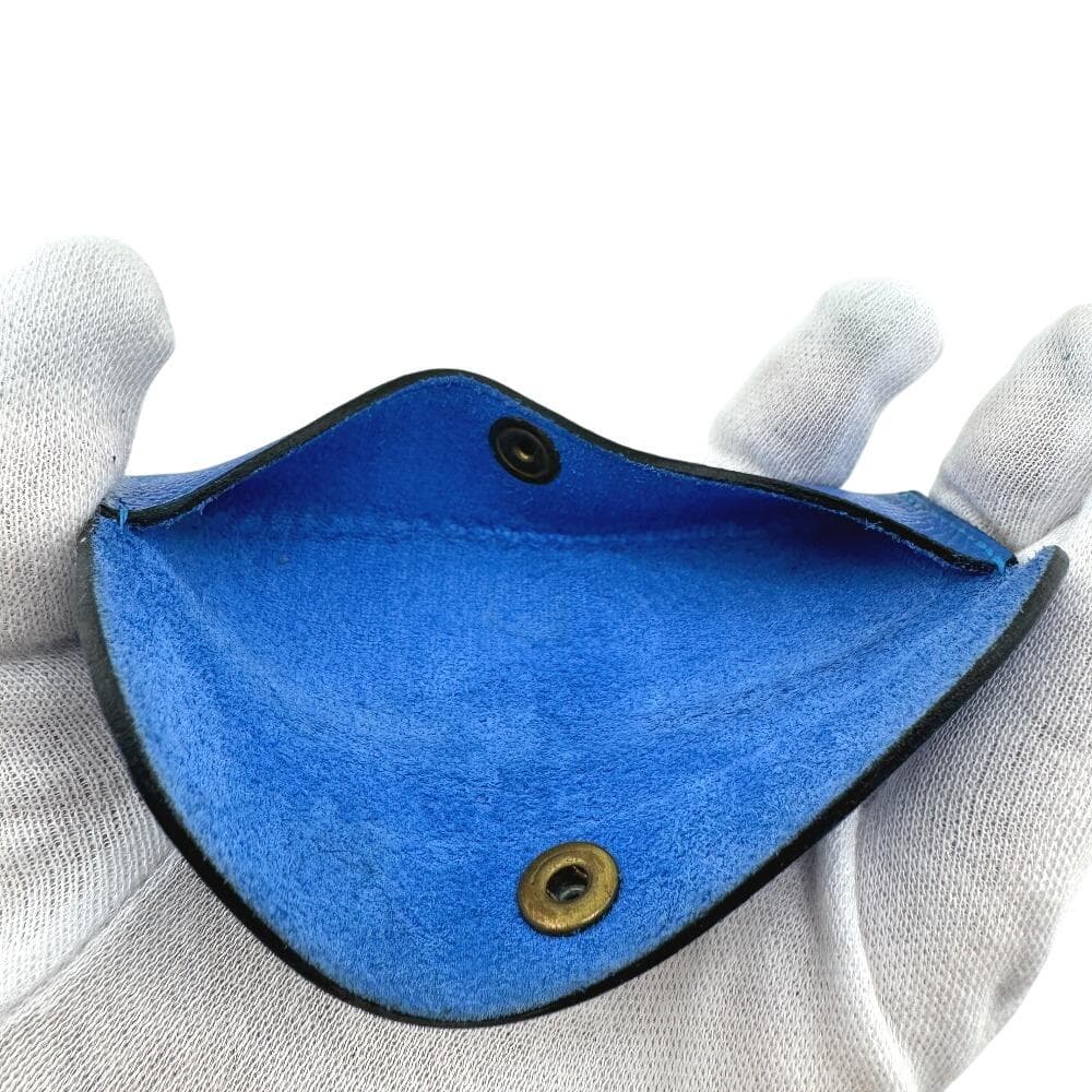 【極美品】エルメス バッファローホーン コーム レザー ブルー レア