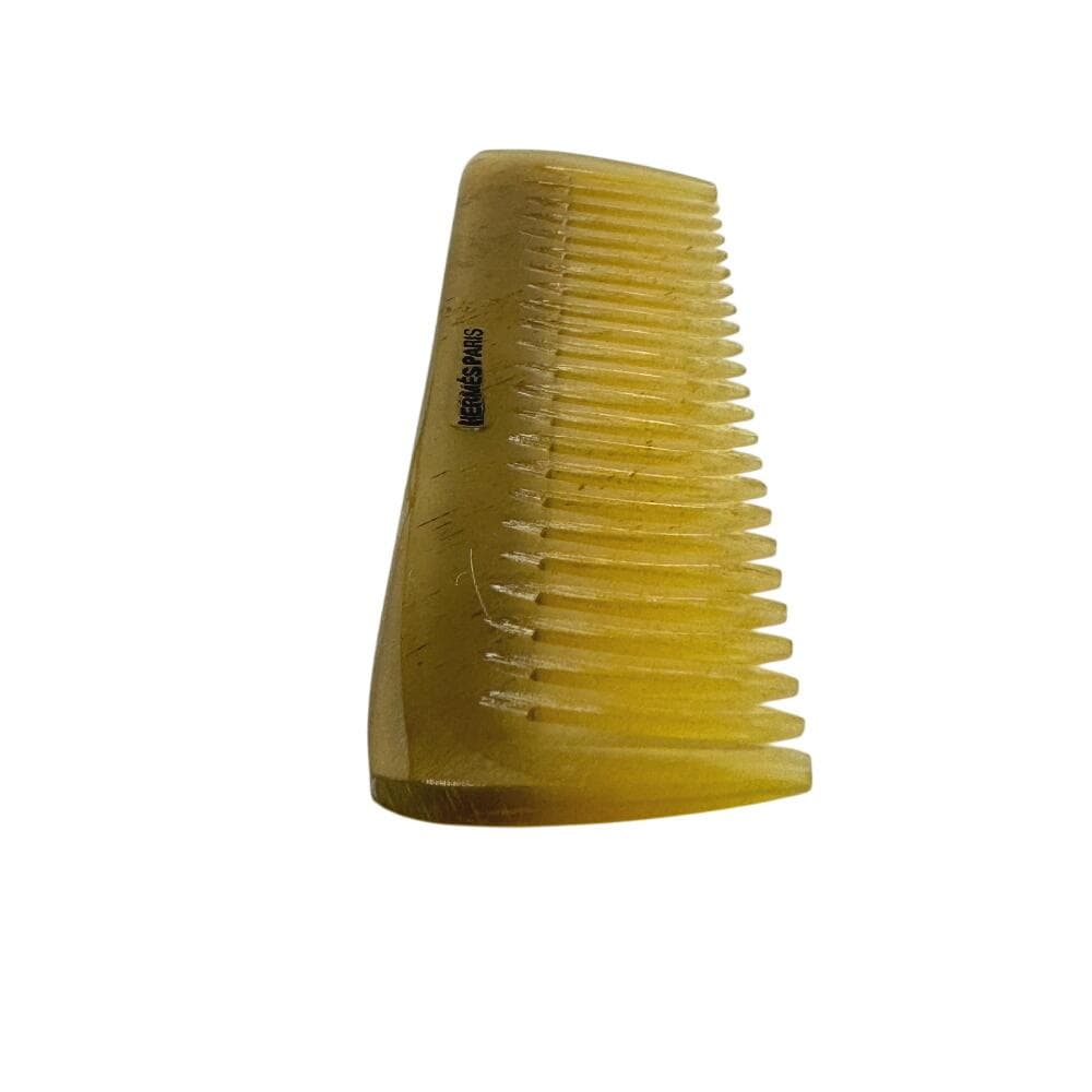 【極美品】エルメス バッファローホーン コーム レザー ブルー レア