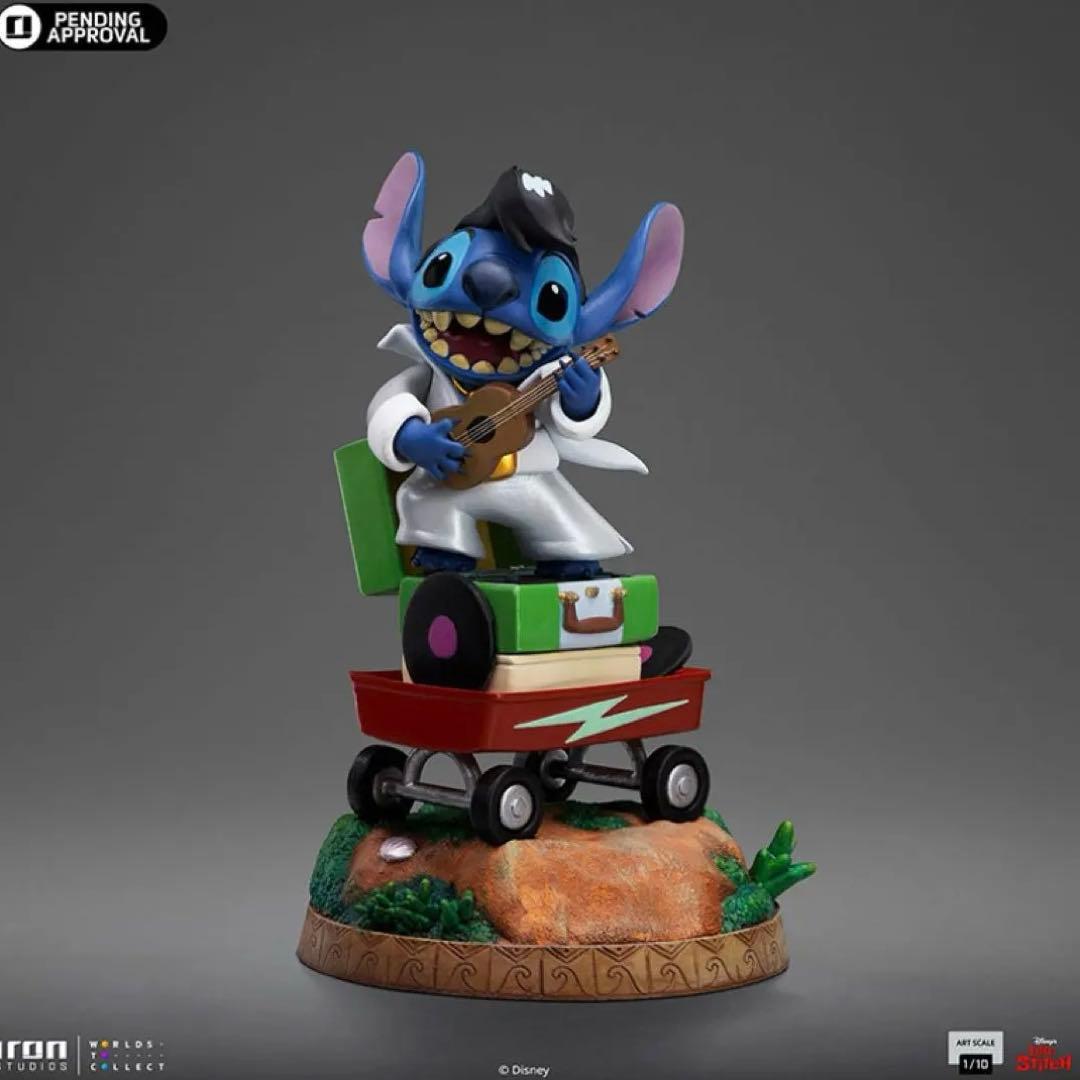【アイアンスタジオスタチュー】　1/10スケール　スティッチ（エルヴィス）新品‼️