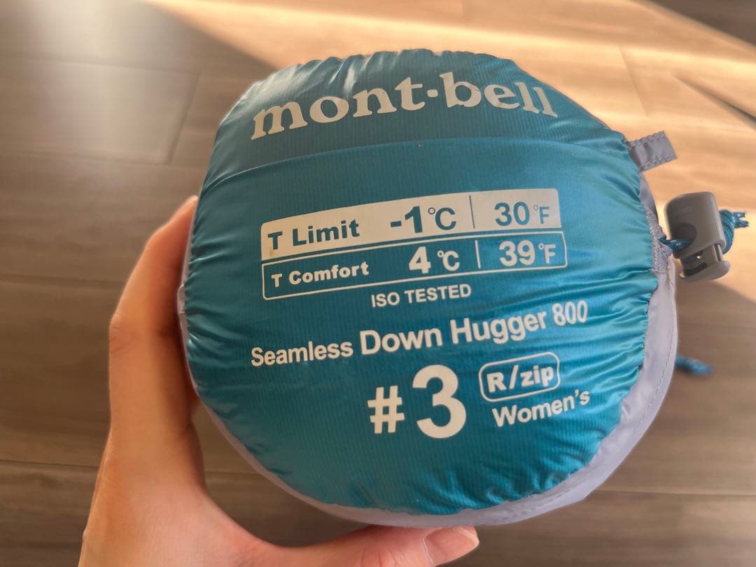 アウトドア寝具 mont-bell Seamless Down Hugger 800 #3 R