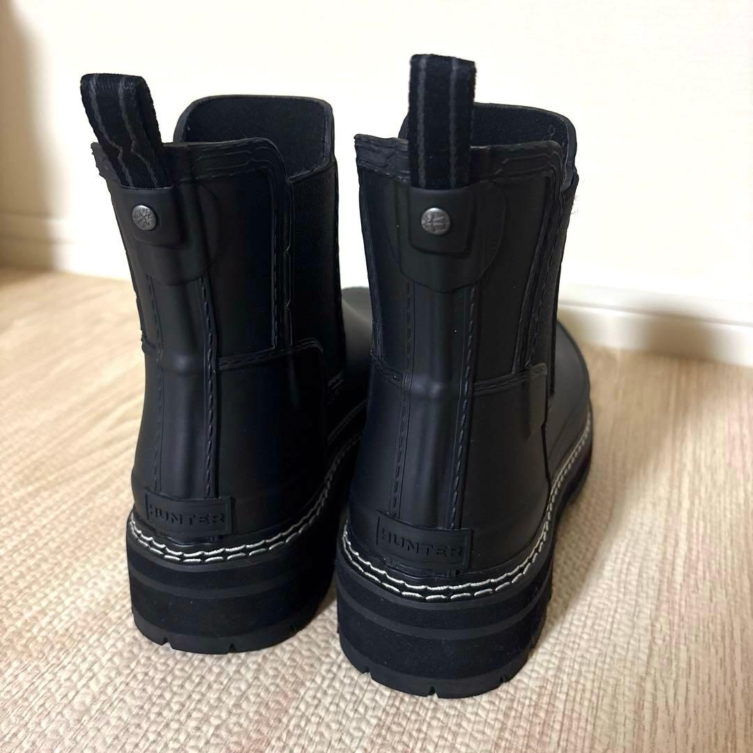 HUNTER リファインドスティッチディテール　チェルシーレインブーツ