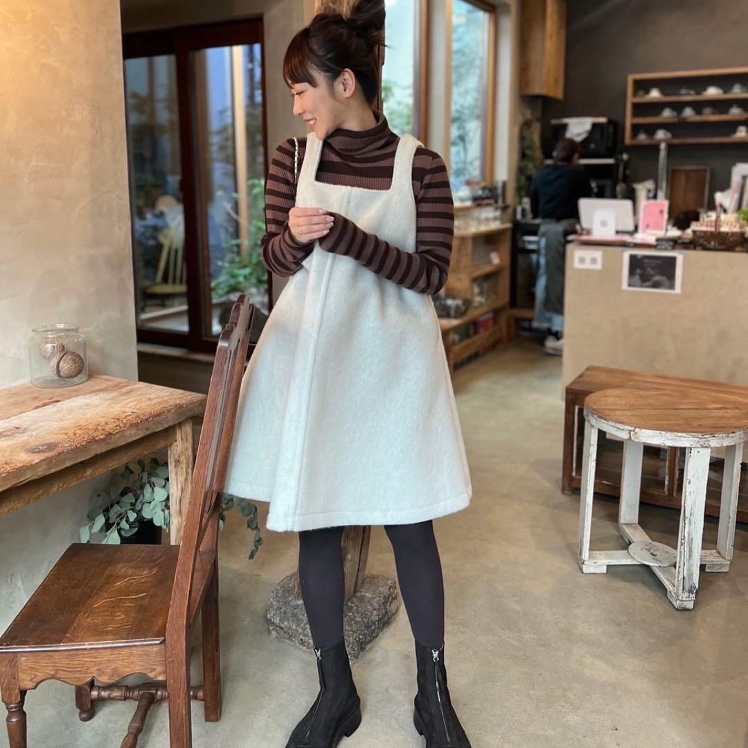 rosy monster パンドーロワンピース　ホワイト