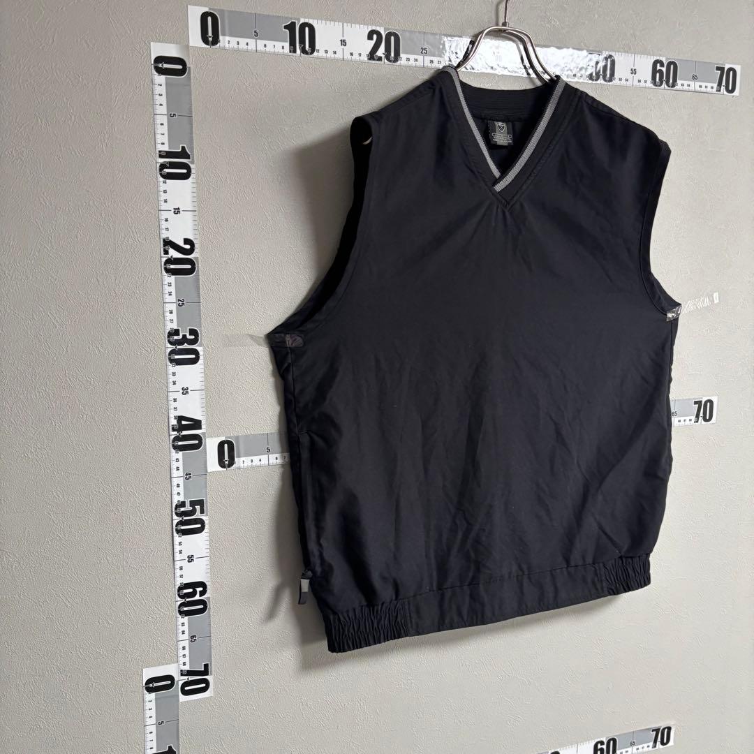 NIKE GOLFナイキ ゴルフ ベスト ジャケットｖネック ウェアー 黒 L