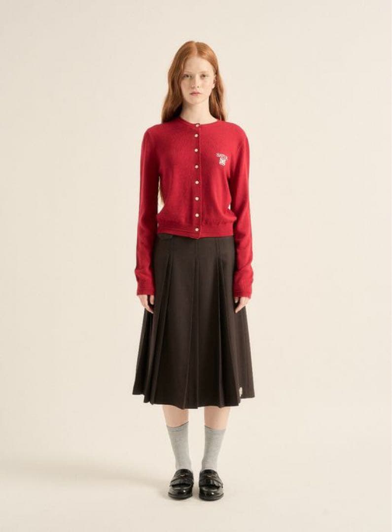 【SATUR】セター　赤カーディガン