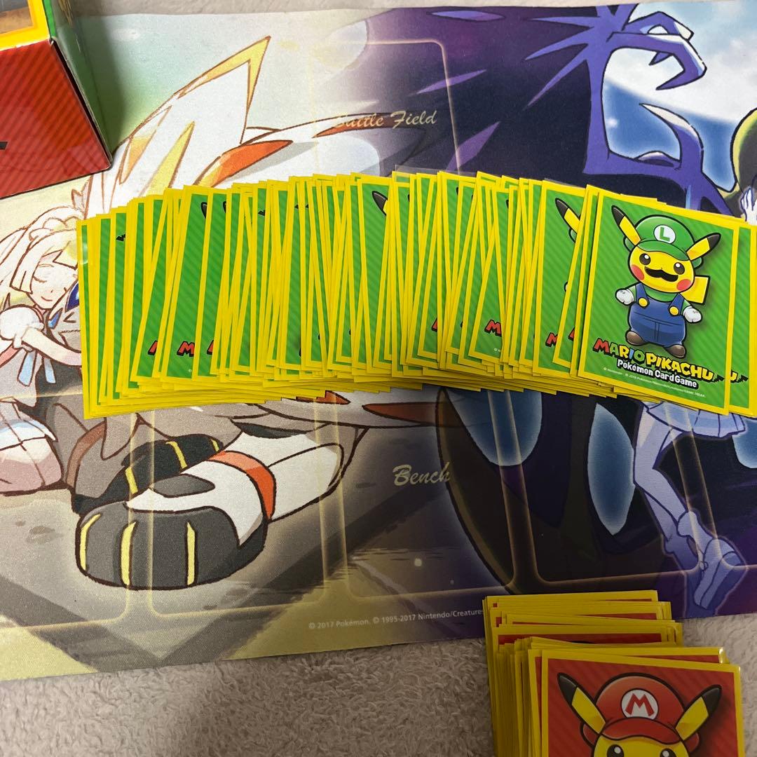 マリオピカチュウ ルイージピカチュウ スリーブ デッキケース