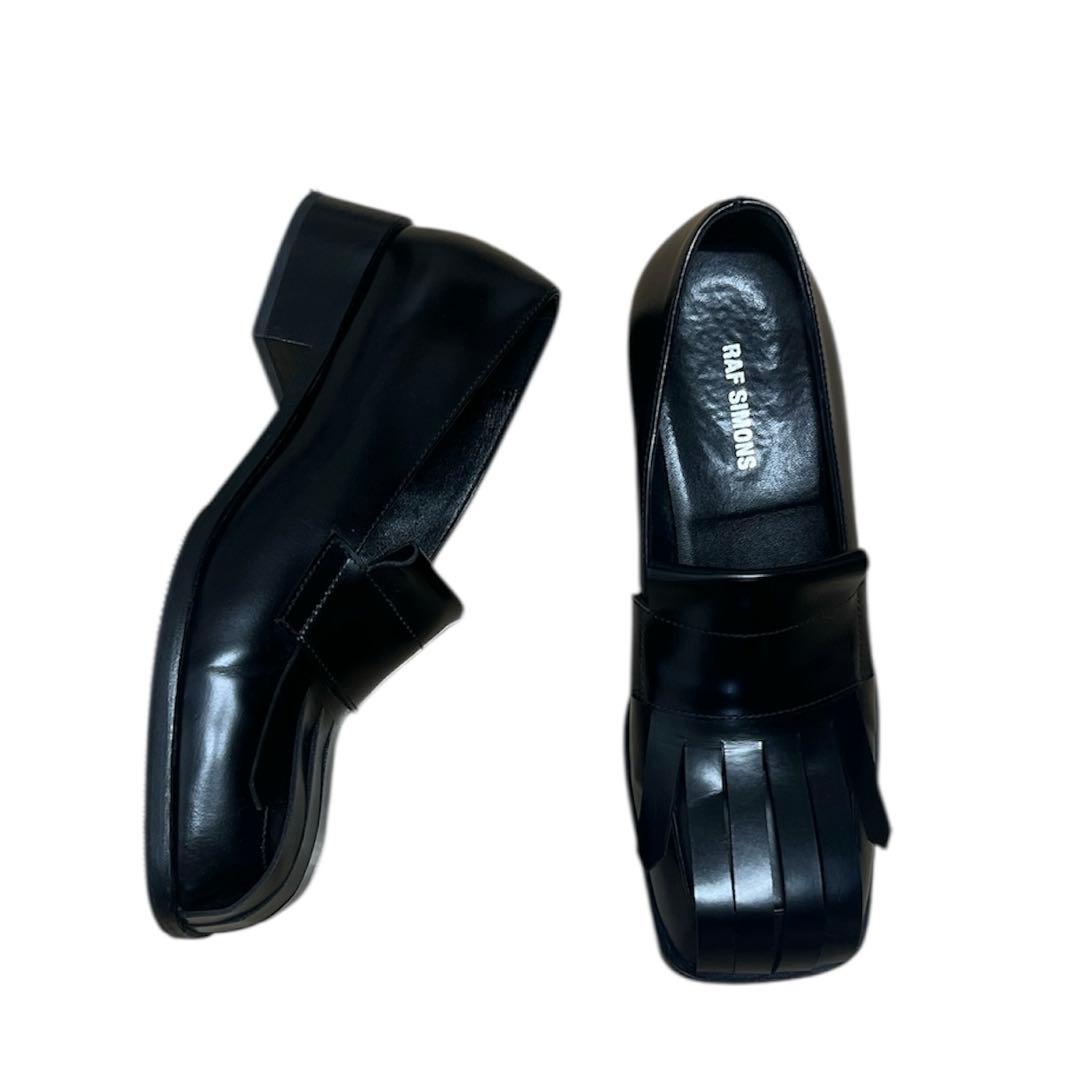 RAF SIMONSフリンジ ローファー