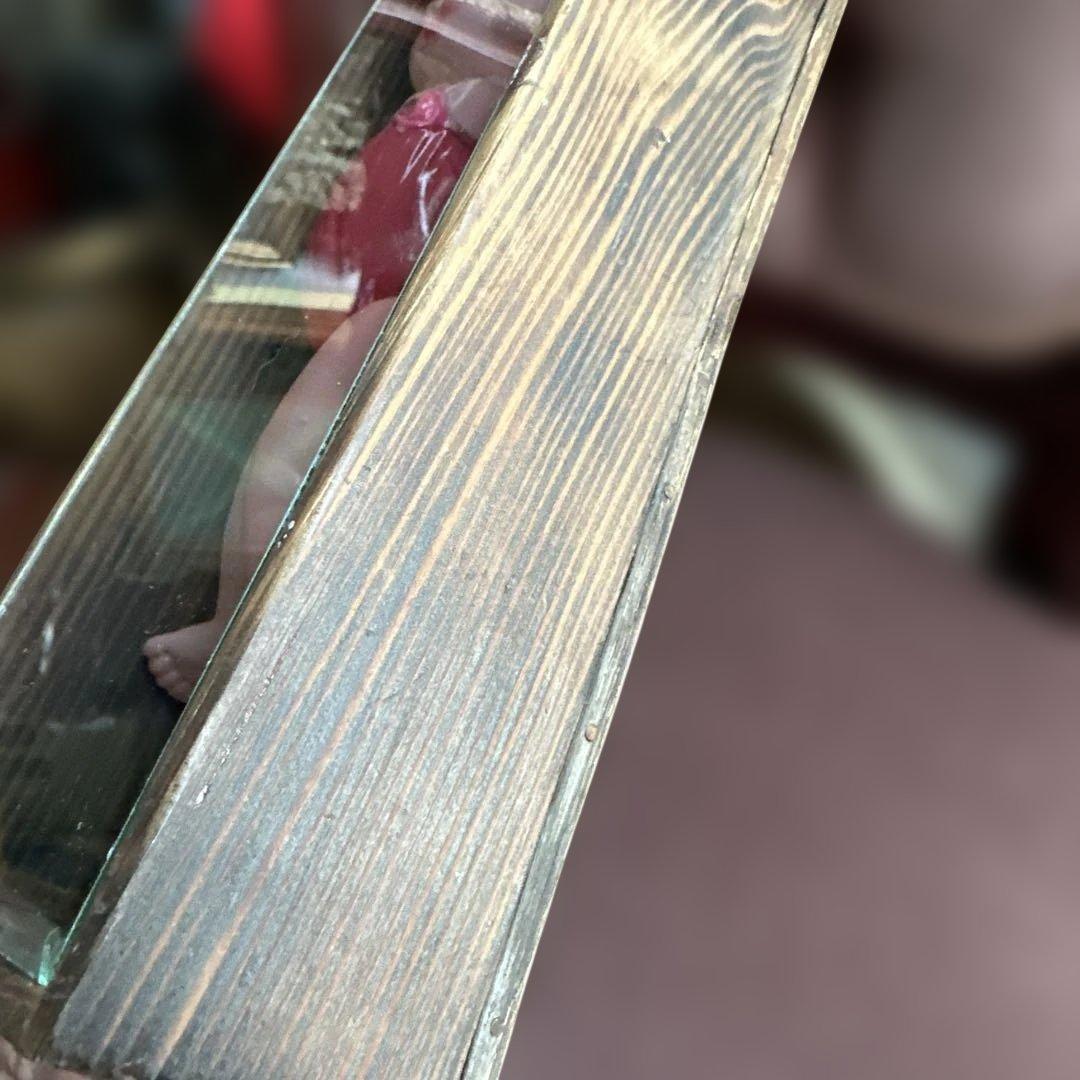 お値下げ❣️木箱入りヴィンテージ ピンク 赤ちゃん人形セルロイド