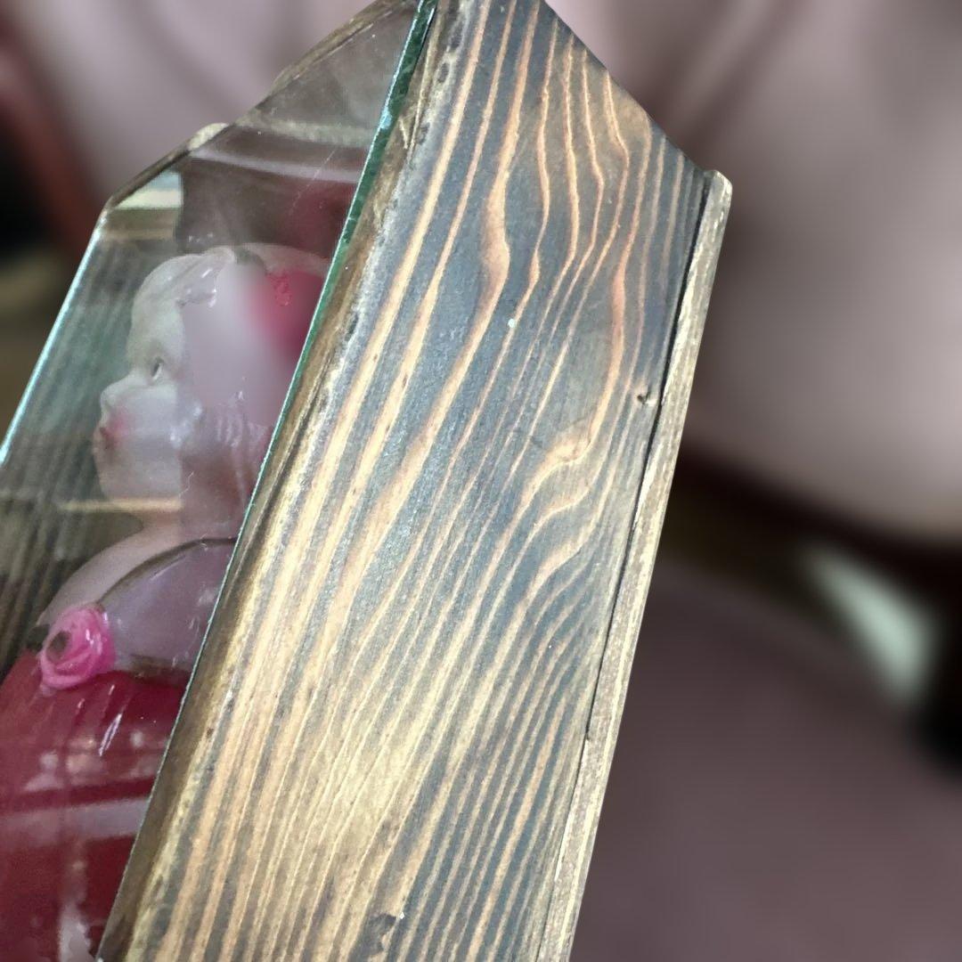 お値下げ❣️木箱入りヴィンテージ ピンク 赤ちゃん人形セルロイド