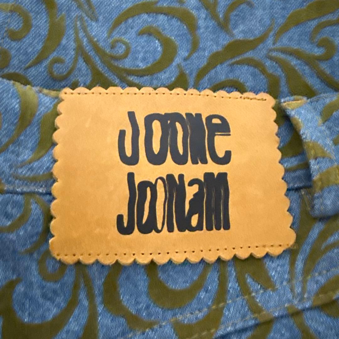 joone joonam 総柄デニム ポーカーズ カンティス着用