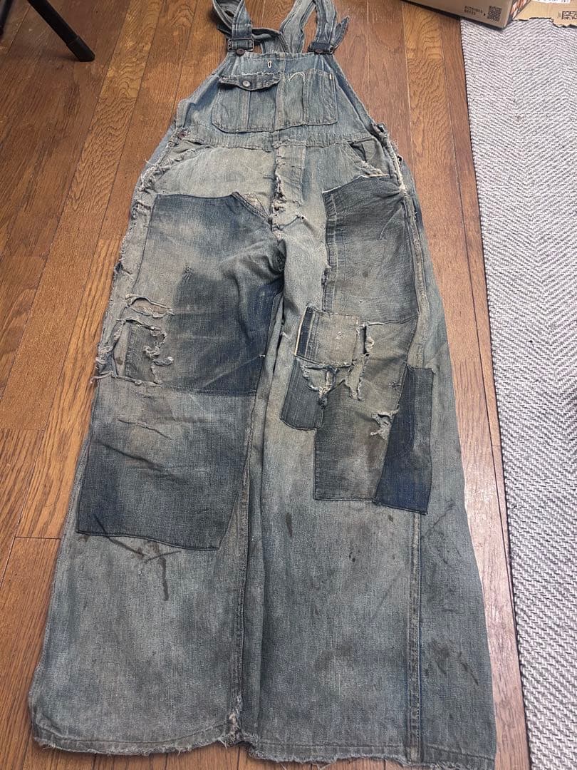 40s 50s 大戦 オーバーオール 月桂樹 vintage