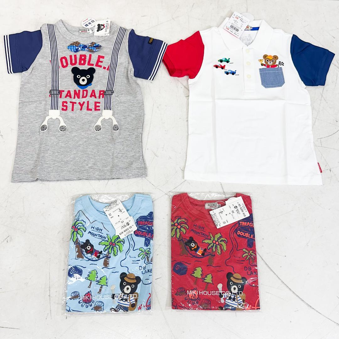 ま*み様 ミキハウス ダブルビー Tシャツ ポロシャツ セット 110サイズ K
