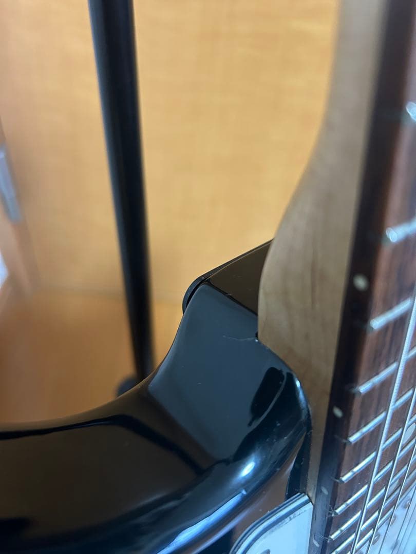 SELDERストラトキャスタータイプ黒 シングルコイル