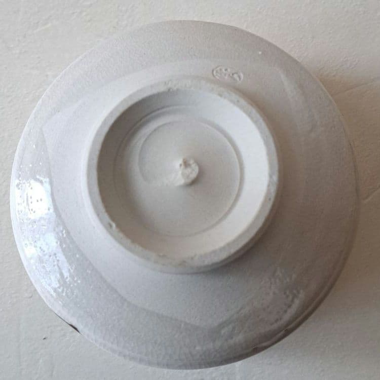 志野焼　銘あり 稲穂文 水指/茶碗/香合　絵志野　骨董品 古美術