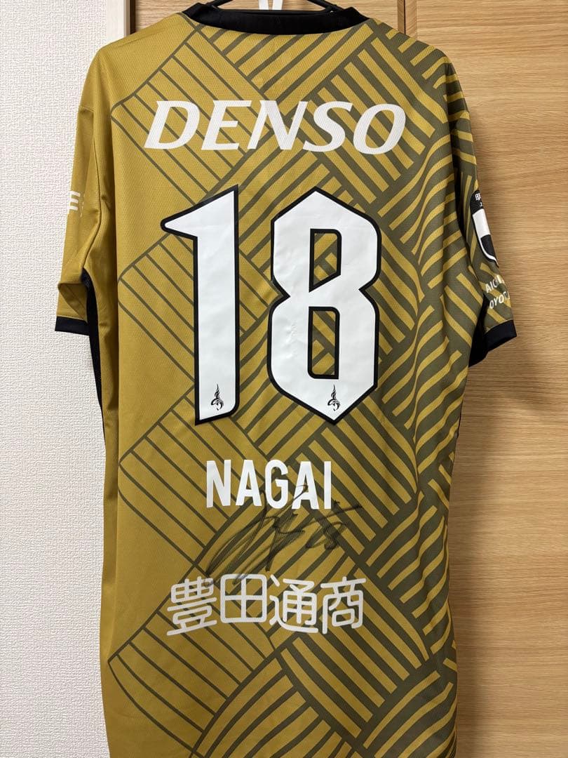 名古屋グランパス　永井選手サイン入り　2025鯱の大祭典ユニフォーム