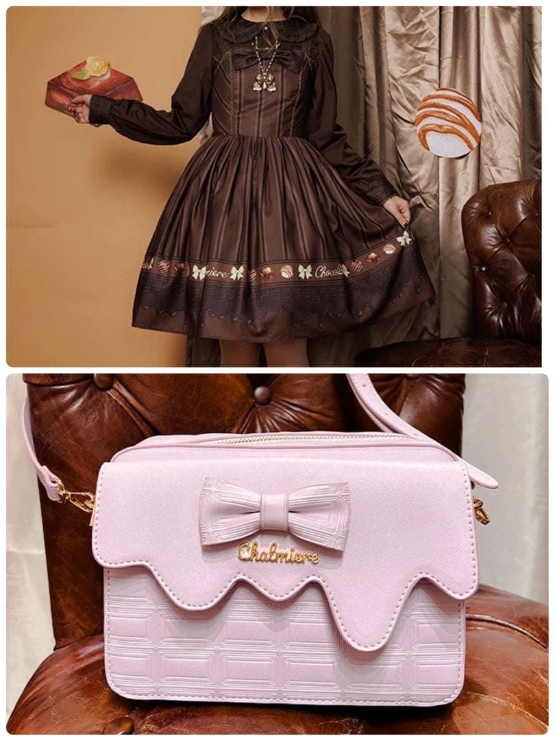 Chalmiere ボンボンショコラ バッグ＆ジャンパースカート