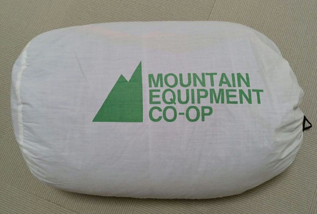 寝袋、収納袋　-17度　MOUNTAIN EQUIPMENT CO-OP