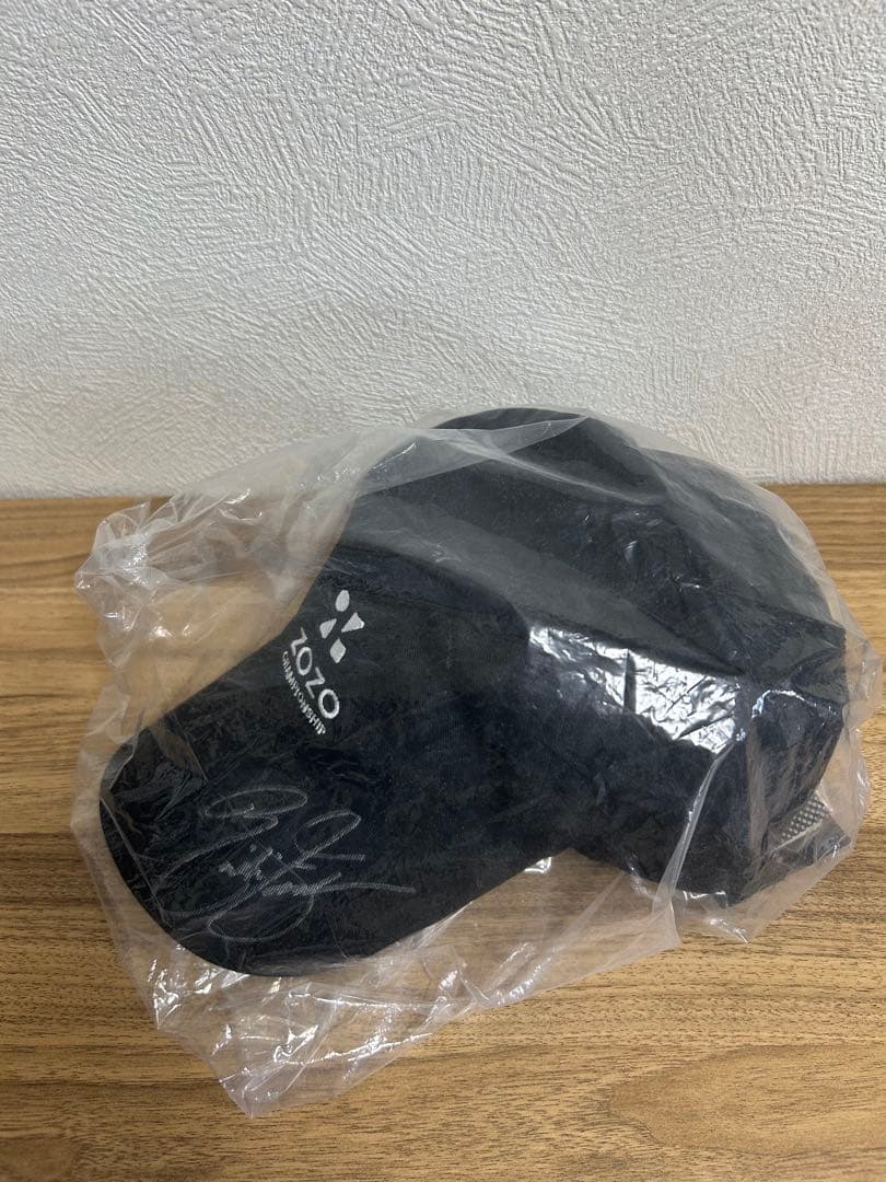 【希少価値あり】2023ZOZOリッキーファウラーサイン入り 黒キャップ