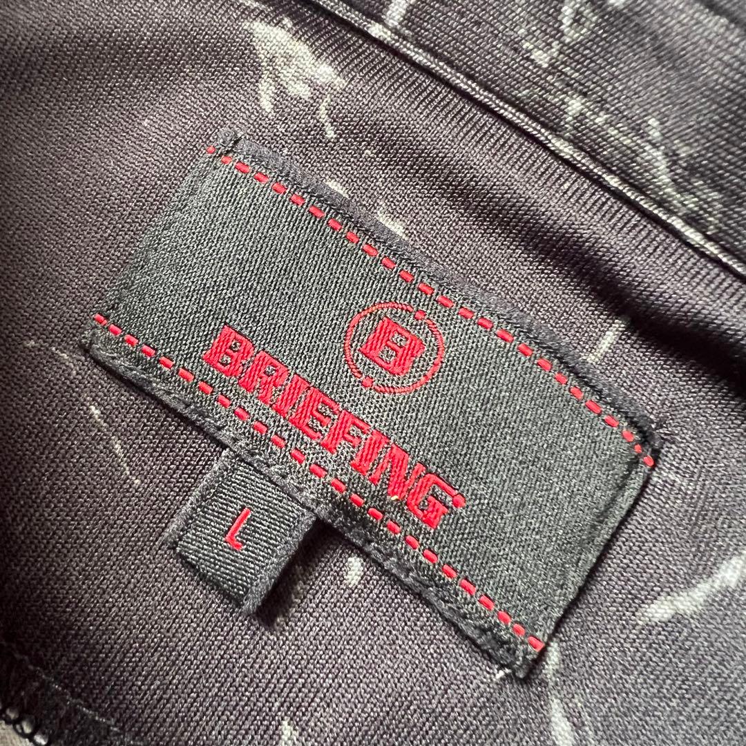 【新品】BRIEFING ブリーフィング　ポロシャツ　大理石柄　メンズ　ゴルフ