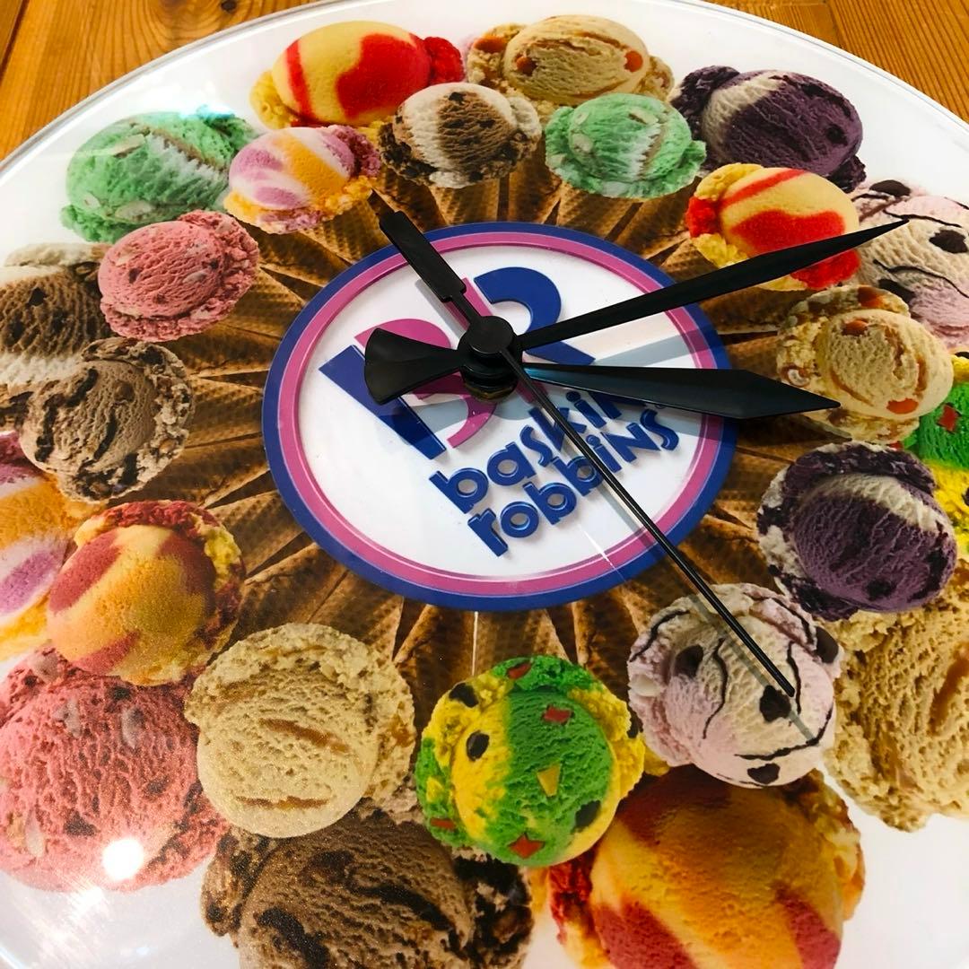 90年　サーティワン　アイスクリーム　アドバタイジング　クロック　時計　アメトイ