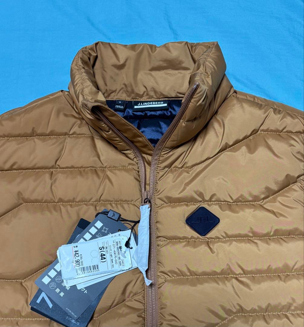 J.LINDEBERG J リンドバーグ ダウンベスト ブラウン S(M相当)
