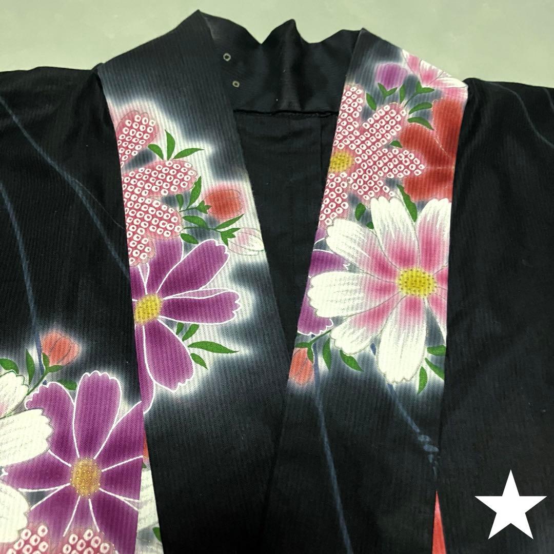 【NEW】Kansaiブランド浴衣 長身さんにおすすめ身丈165綺麗なコスモス柄