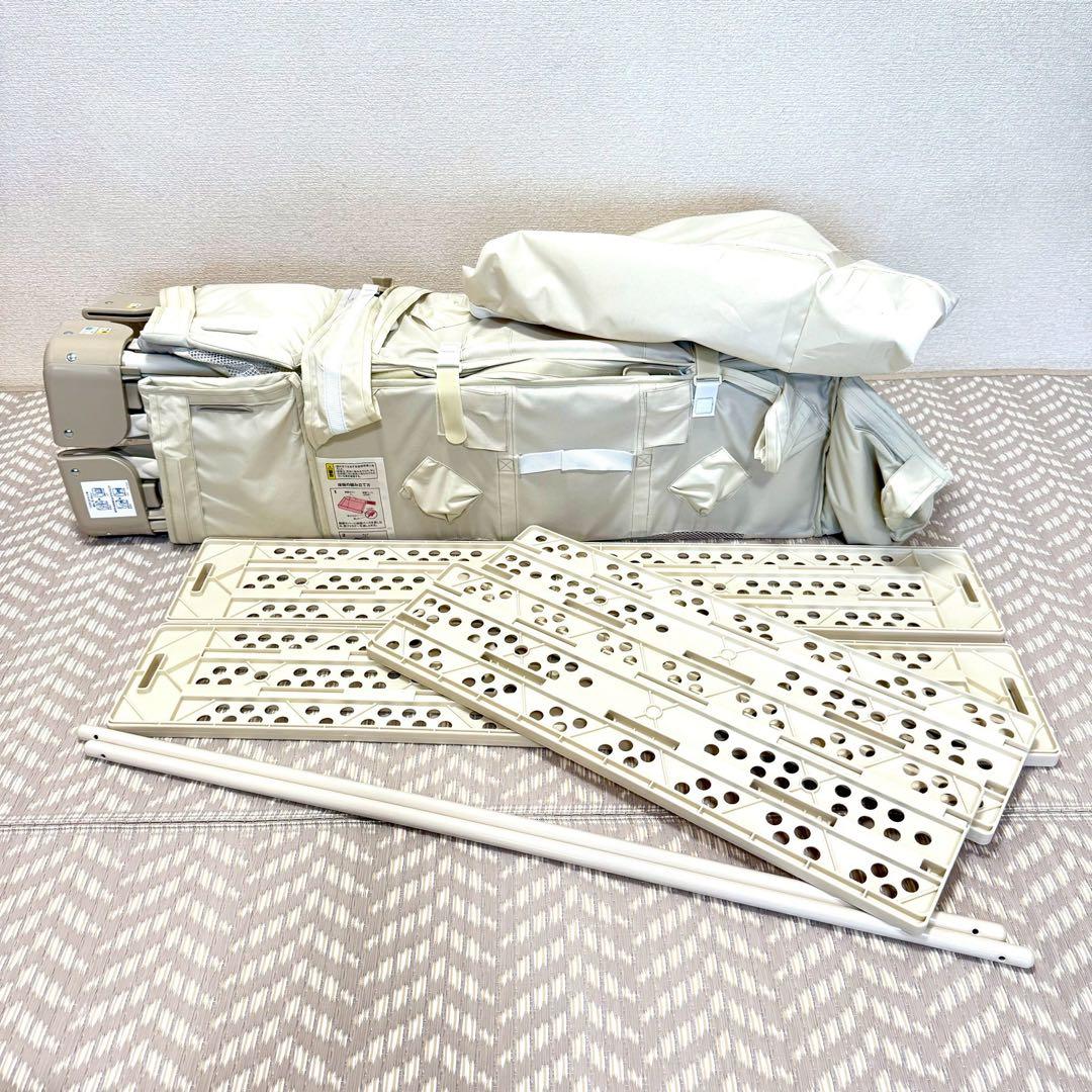 【極美品・付属品完備】アップリカ ココネルエアープラスAB ホワイトベージュ