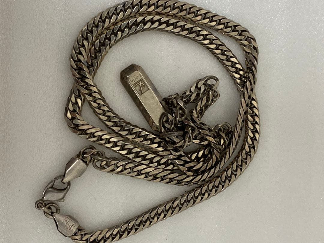 3-3122 シルバー925 Leda SILMA 喜平ネックレス