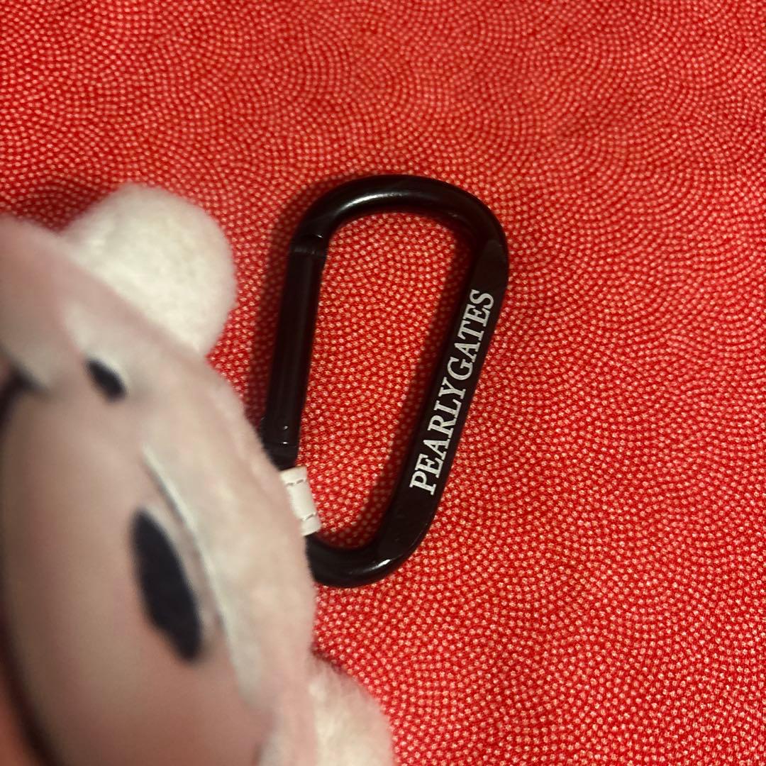 パーリーゲイツプーさんポーチ カラビナ付き　ゴルフボール入れ