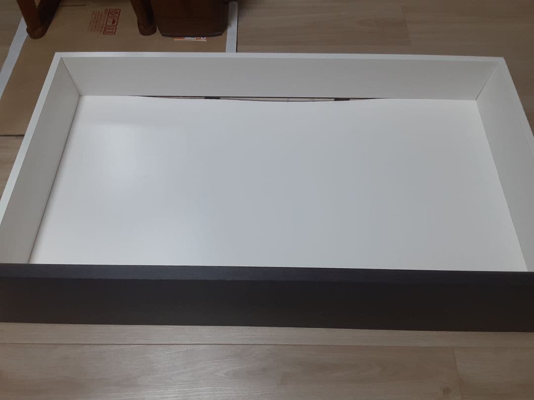 (KS様予定)ダブルベッドフレーム　ダークブラウン　&マットレス