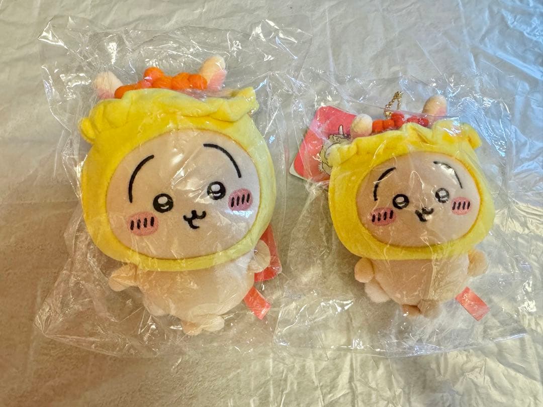 ちいかわ 香港飲茶　海外限定　マスコット うさぎ ぬいぐるみ　海老焼売