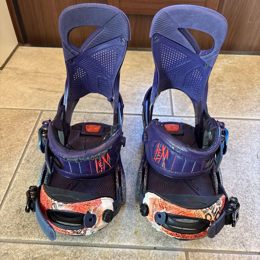 Burton Lexa ビンディング パープル/オレンジ