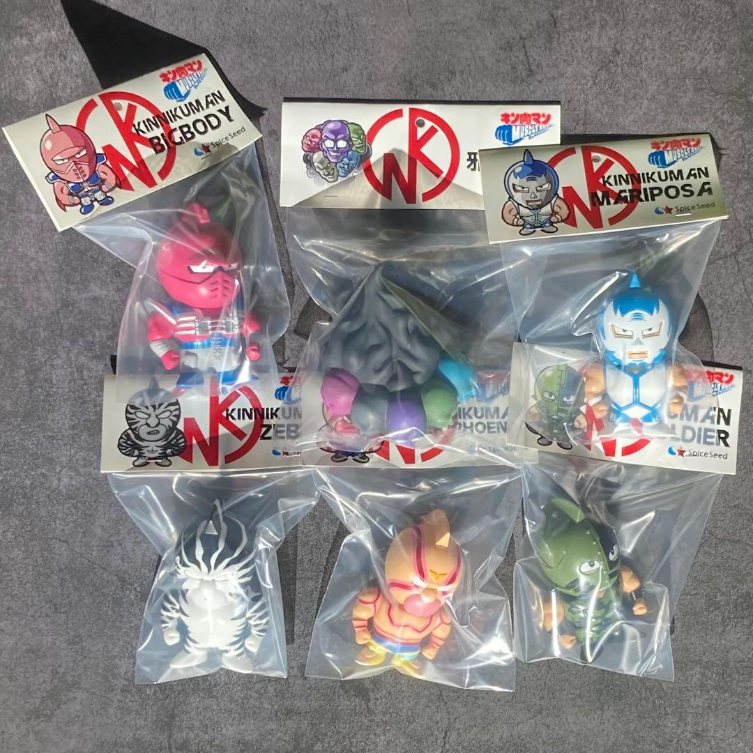 《新品未開封》 キン肉マン 運命の王子５体 ➕ 邪悪の神 spiceseed