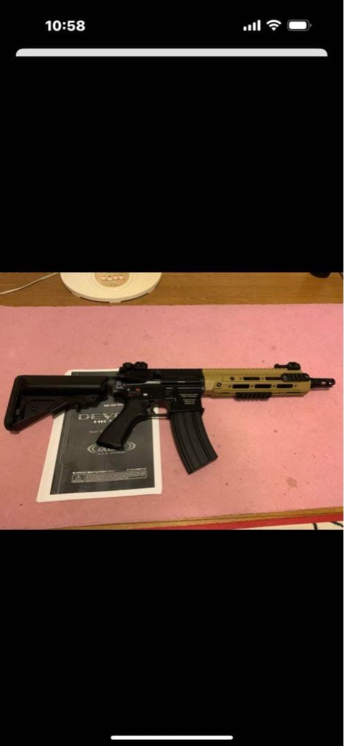 HK416 電動ガン ブラック/タン