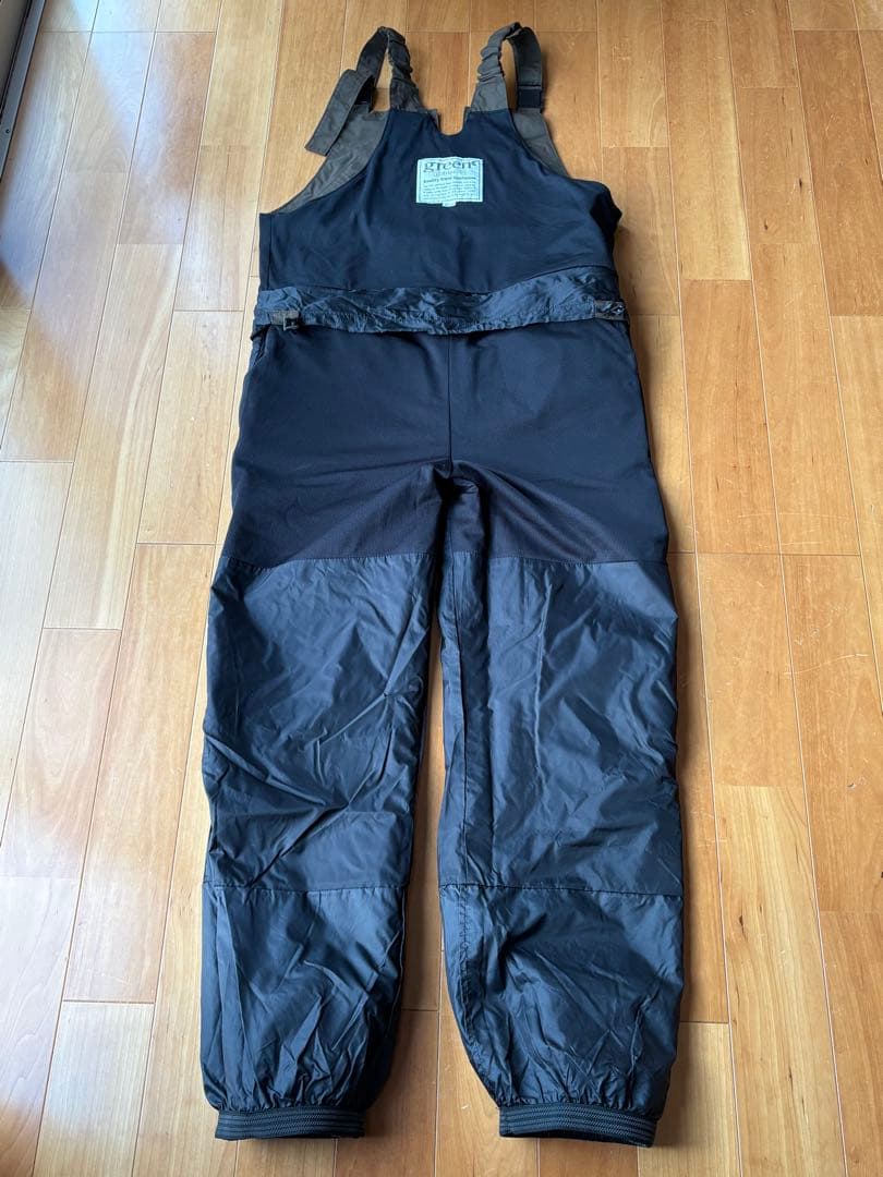 green Clothing Co. ビブパンツ、ダークグレー Lサイズ