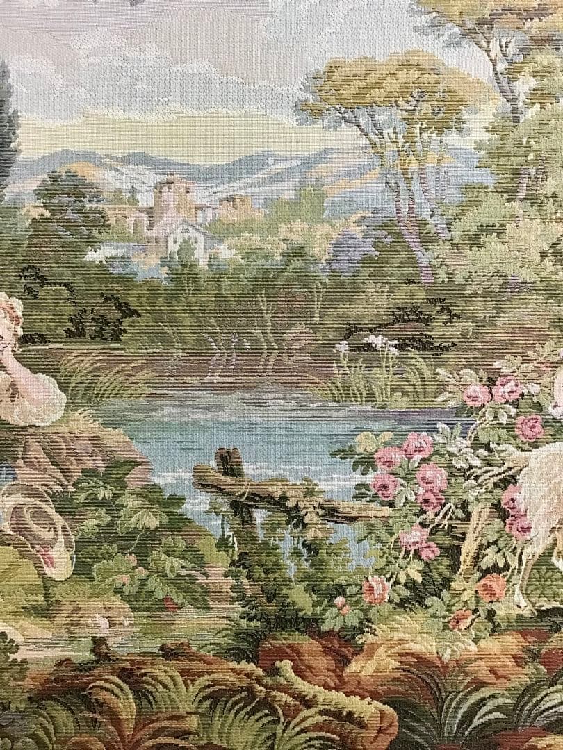 Yuta☆管347☆イタリア製☆アンティーク☆ゴブラン織☆超大型☆絵画