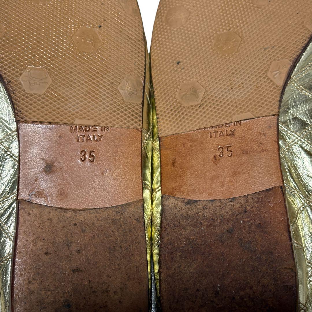 CHANEL シャネル マトラッセ バレエシューズ 35